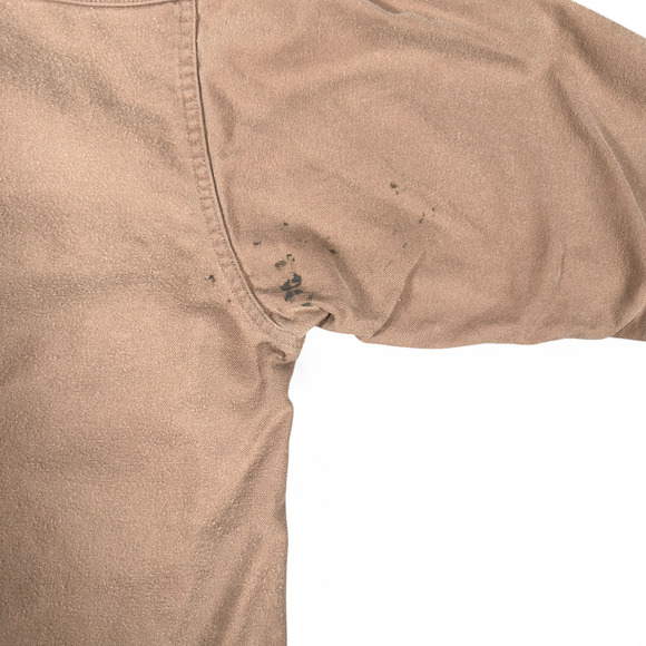 Vintage Deerskin Shirt Adult MEDIUM Brown Flannel Workwear Hunting USA Made 70s - Picture 9 of 12